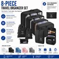 Packing Cubes Set — Travel Organiser for Luggage, 6 Piece