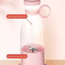 Portable USB Rechargeable Blender Bottle — 380ml Smoothie Maker
